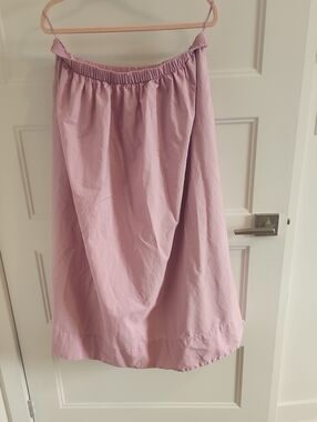 Wilfred Aritzia Poplin Midi Skirt